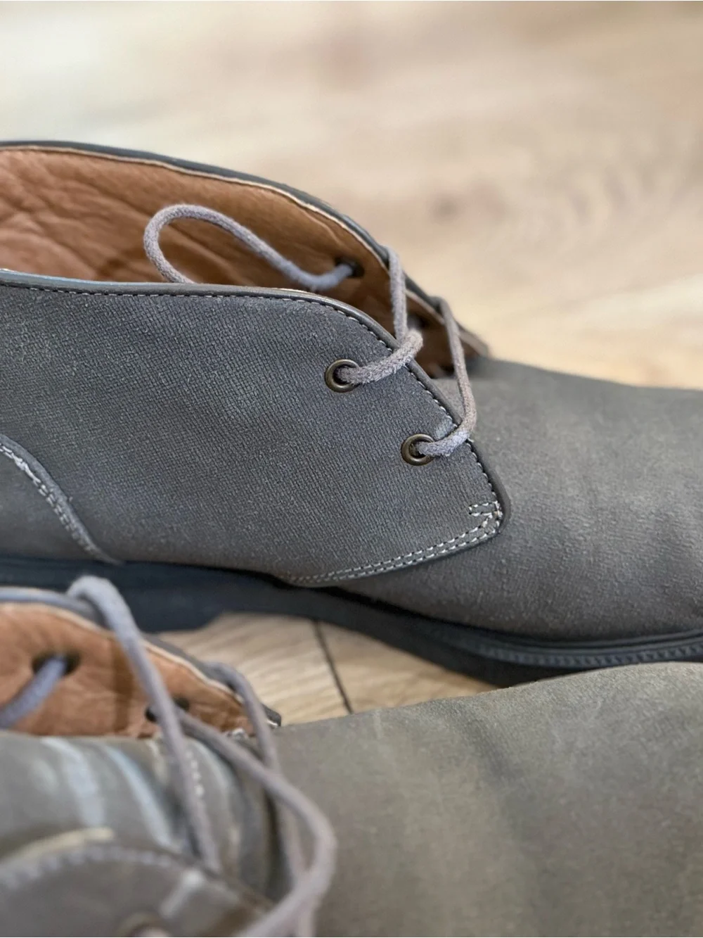 G.H. Bass & Co. Radley Gray Suede Chukka Boots